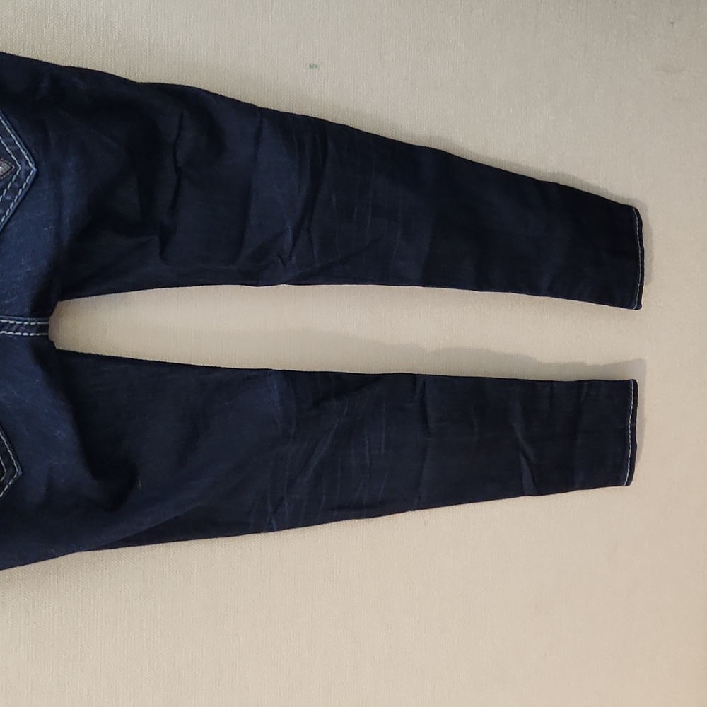 Rock Revival Dark Indigo Embellished Bootcut Jeans - Picture 4 of 16